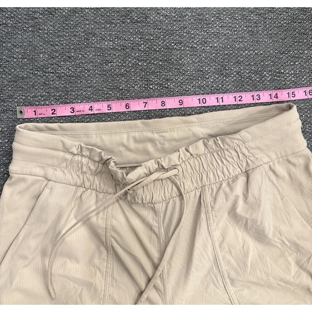 Lululemon Beyond The Studio Jogger Pants Womens Size 10 W5CZHS Beige Brown - Picture 8 of 10